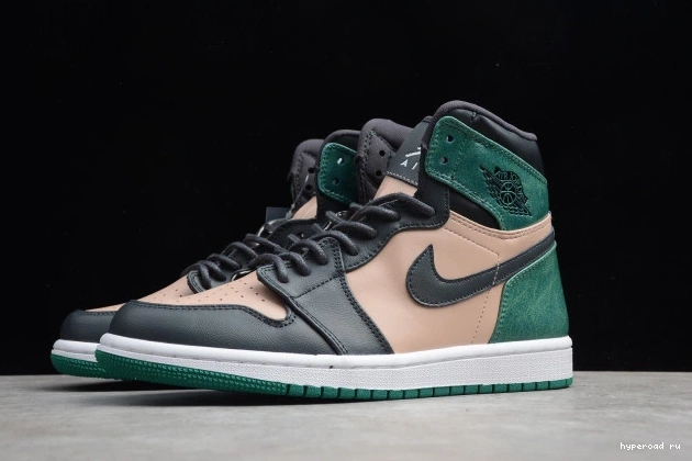 Jordan AH7389-203 1 Retro Anthracite Green Mystic Bio Air High Beige 1004
